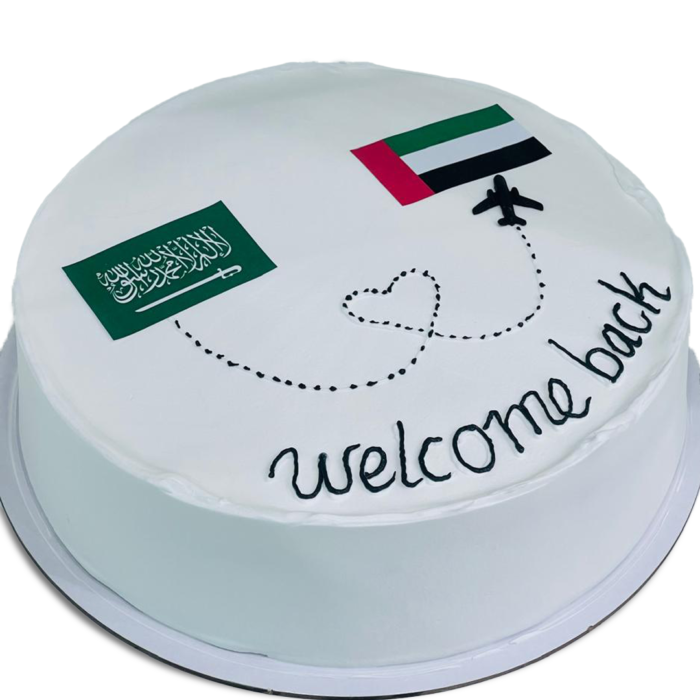 Simple Welcome Back Cake